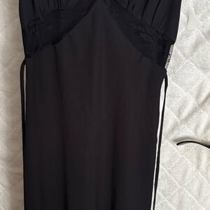 Wild Fable Black Lace-Trim Slip Dress